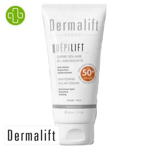 DERMALIFT DEPILIFT ECRAN SOLAIRE ECLAIRCISSANT 50ML 50SPF